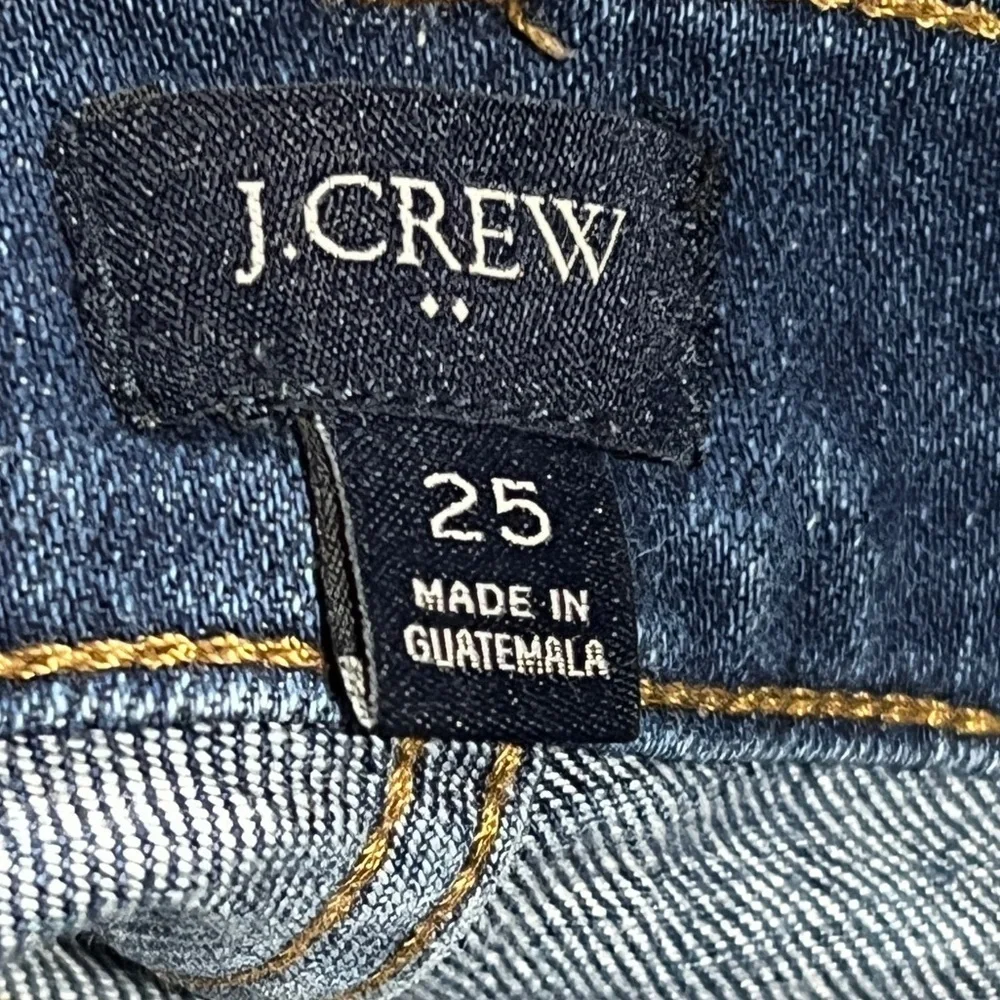 J. Crew Denim Blue Distressed Women's Shorts Button Up Summer Vacation